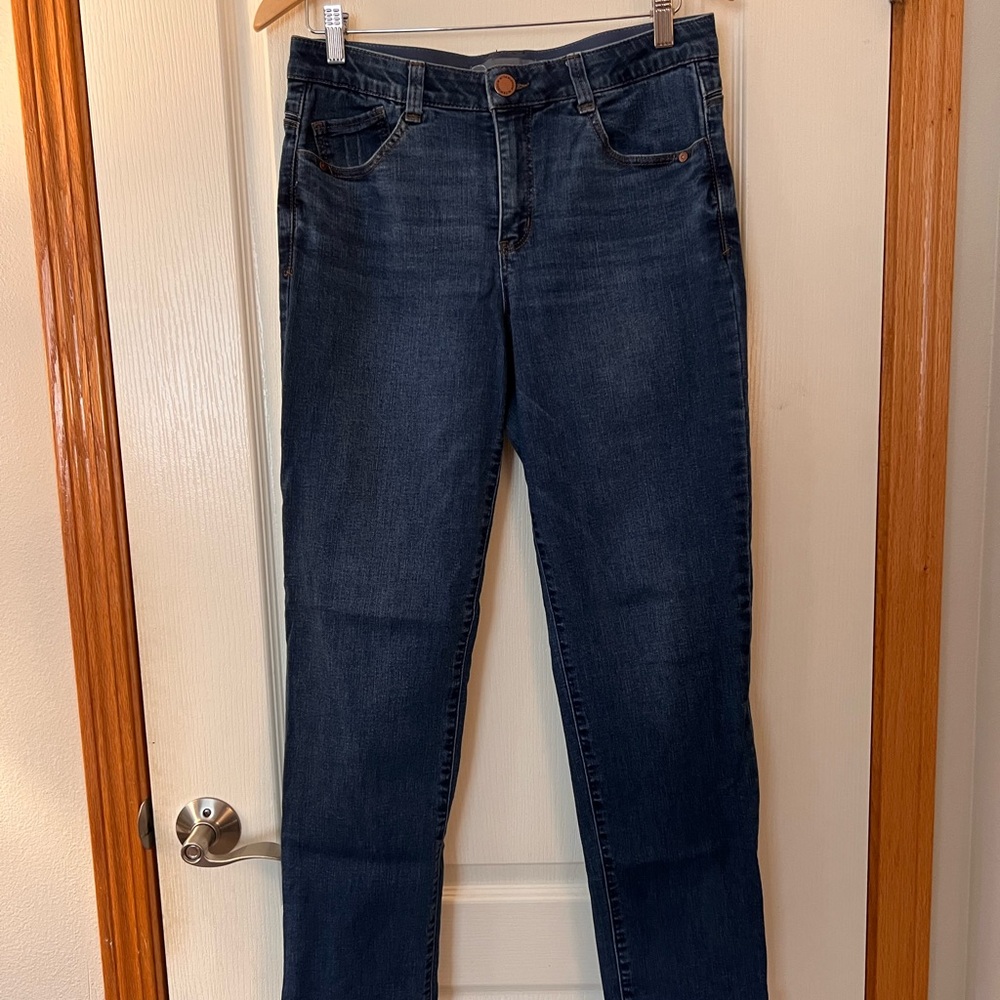 Wit & Wisdom Dark Blue Straight Leg Jeans